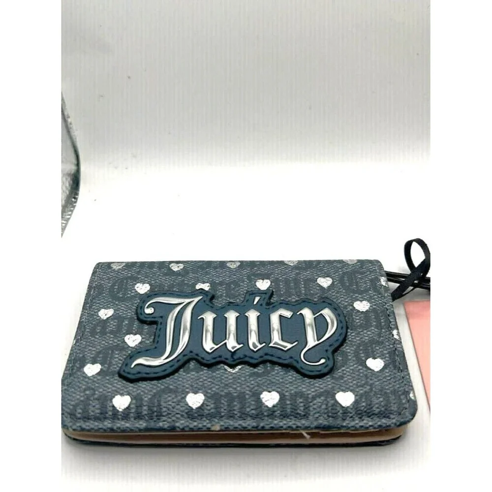 Juicy Couture Denim Look Heart Wallet – NWT